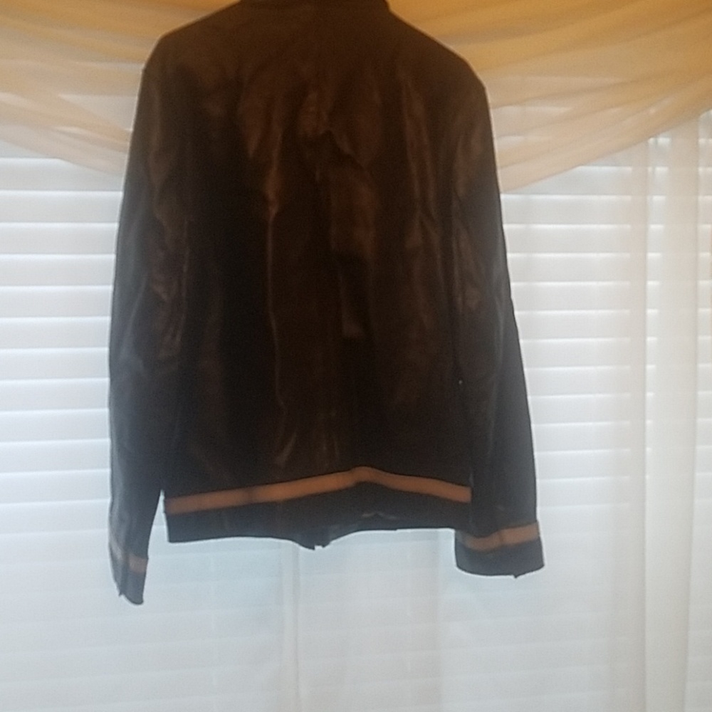 Mens Kenneth Cole Leather Jacket. - Picture 5 of 5